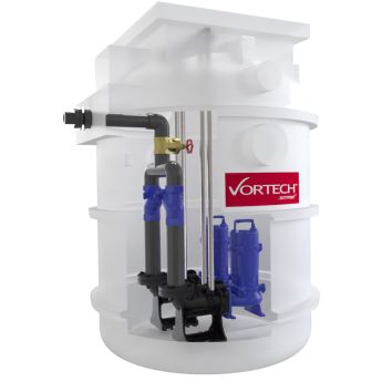 Vortech Regular Wastewater Pumping Station - Twin Pump
