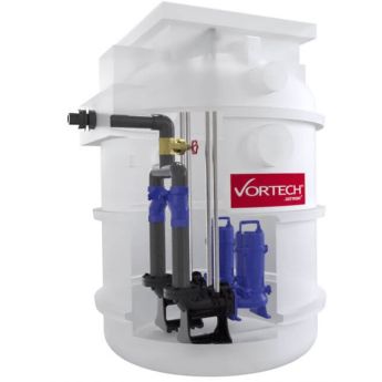 Vortech Regular Wastewater Pumping Station - Twin Pump