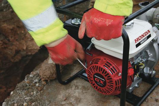 High Pressure and Portable Petrol Water Pumps from Honda